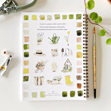 Load image into Gallery viewer, Garden watercolor workbook | emily lex studio
