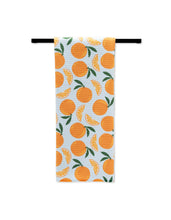 Load image into Gallery viewer, Sweet Orange Tea Towel | Geometry
