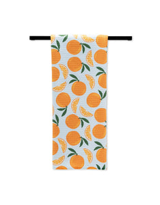 Sweet Orange Tea Towel | Geometry