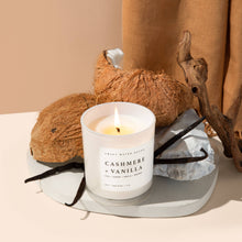 Load image into Gallery viewer, Candle | Cashmere and Vanilla | 11 oz Soy Candle | Sweet Water Decor
