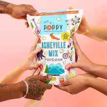 Load image into Gallery viewer, Asheville Mix Artist Bag Popcorn | Poppy Hand-Crafted Popcorn
