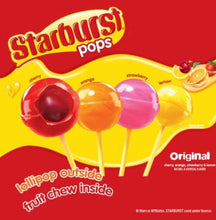 Load image into Gallery viewer, Lollipop Spangler Starburst “Pops” Fruit🌈 Display Box 72CT | O&#39;Shea&#39;s Candies Sweet Shop
