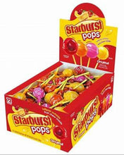 Load image into Gallery viewer, Lollipop Spangler Starburst “Pops” Fruit🌈 Display Box 72CT | O&#39;Shea&#39;s Candies Sweet Shop
