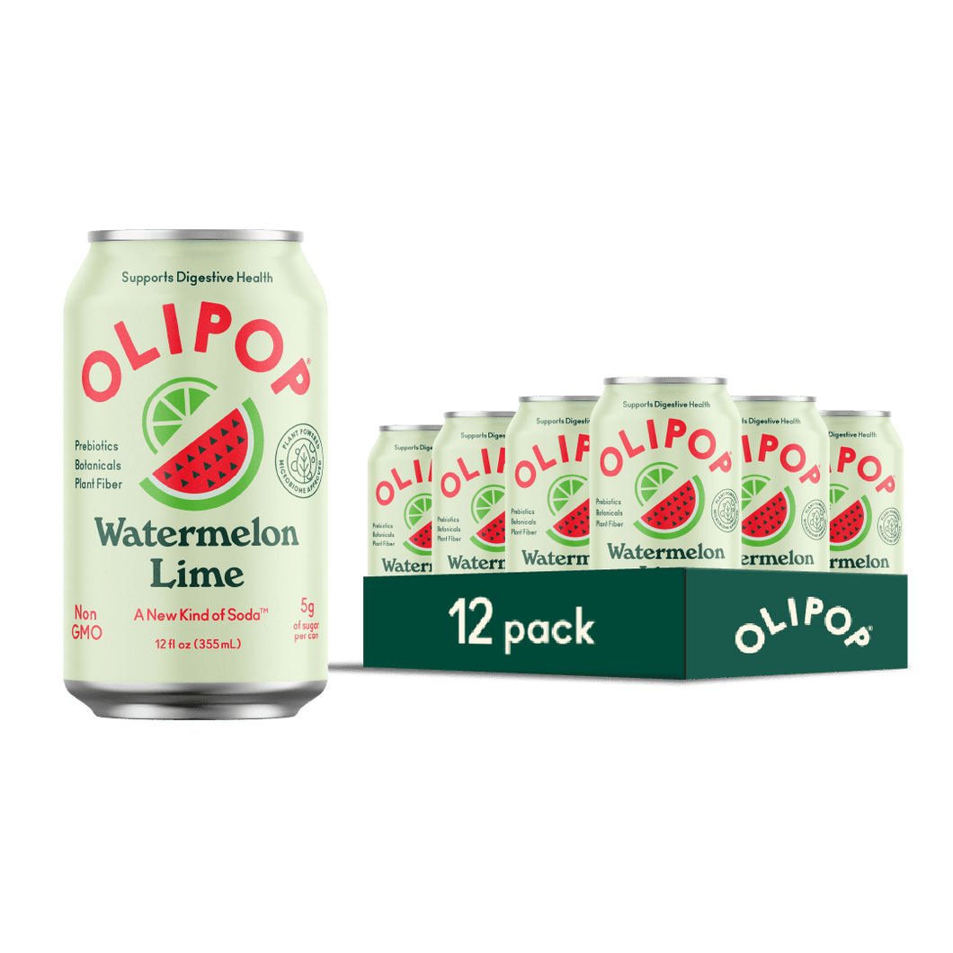 Olipop - Watermelon Lime: 12 can