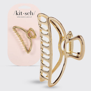 Open Shape Claw Clip | Gold | KITSCH