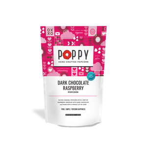 Dark Chocolate Raspberry Popcorn | Poppy Hand-Crafted Popcorn