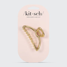 Load image into Gallery viewer, Open Shape Claw Clip | Gold | KITSCH
