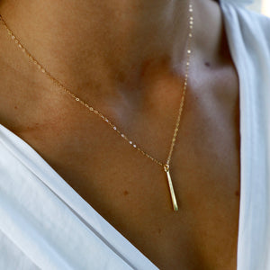 PETITE BAR NECKLACE | Katie Waltman Jewelry