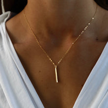 Load image into Gallery viewer, PETITE BAR NECKLACE | Katie Waltman Jewelry
