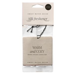 Air Freshener | Warm and Cozy Hanging  | Sweet Water Decor