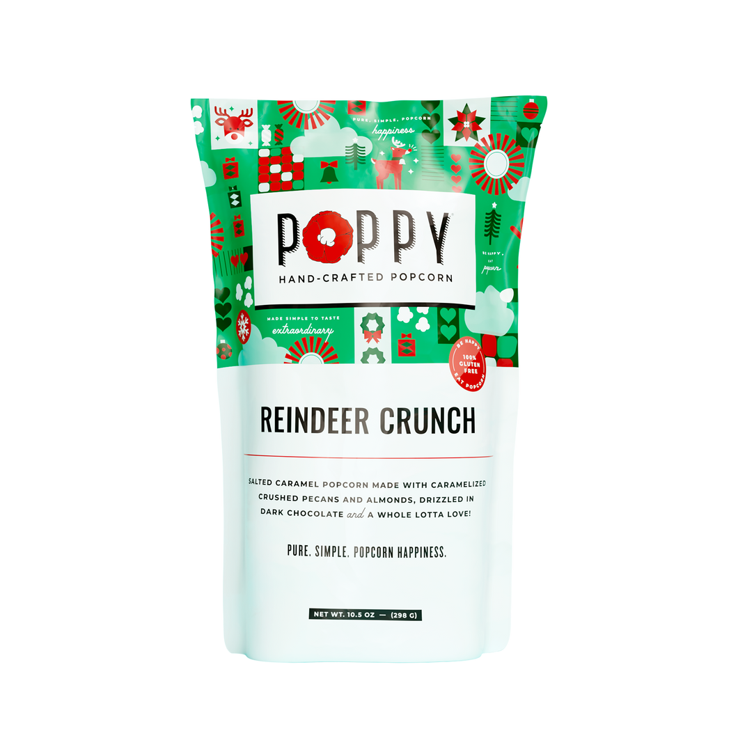 Reindeer Crunch Popcorn  | Poppy Hand-Crafted Popcorn