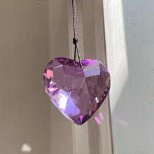 Load image into Gallery viewer, Heart Suncatcher | Crystal Heart Prism | Gypsy Soul
