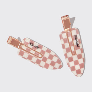 Creaseless Clips 2pc Set - XL | Terracotta | KITSCH