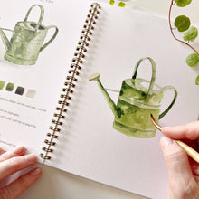 Load image into Gallery viewer, Garden watercolor workbook | emily lex studio
