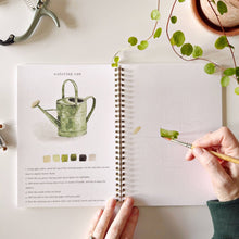 Load image into Gallery viewer, Garden watercolor workbook | emily lex studio
