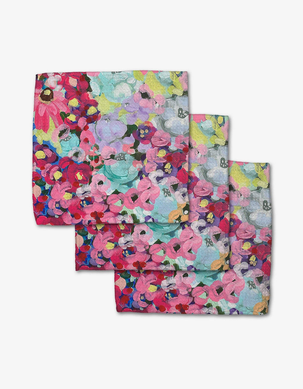 Pink Fields of Joy Dishcloth Set | Geometry