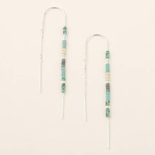 Load image into Gallery viewer, Thread Earring - Turquoise Multi/Silver
