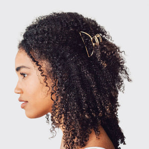 Open Shape Claw Clip | Gold | KITSCH