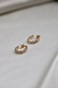 STELLA CZ ETERNITY HOOPS  | Katie Waltman Jewelry